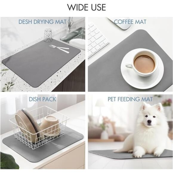 Drying Mat for Kitchen Countertops, Coffee Mat - Picture 3 of 7
